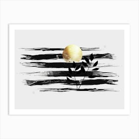 Black And White Painting 11 Art Print