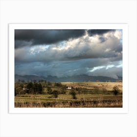 Farmhouse Cloudscape Storm (2008) Art Print