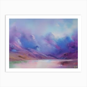 Explorer Series Deep Lake Art Print