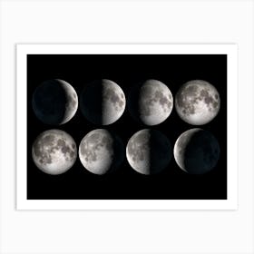 Moon Phases - Moon phases poster #5 Art Print