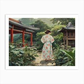 Asian Woman 6 Art Print