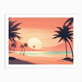 Vector Landscape 2 Art Print