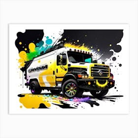 Truck Painting 1 Art Print