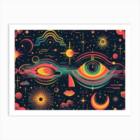 Psychedelic Art Art Print