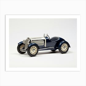 Toy Car Navy Race Car Art Print