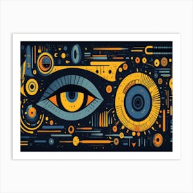 Eye Of God 4 Art Print