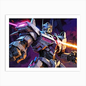 Transformers The Last Knight 13 Art Print