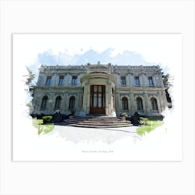 Palacio Cousiño, Santiago, Chile Art Print