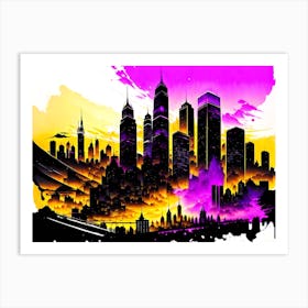 Cityscape 3 Art Print