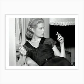 Actress Grace Kelly Of The Paramount Pictures Movie Rear Window Art Print