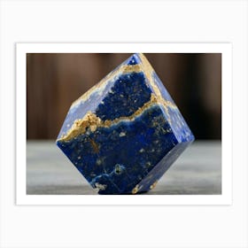 Lapis Lazuli Crystal Charm Art Print