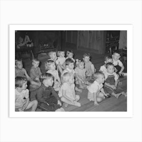 Kindergarten Children, Lake Dick Project, Arkansas By Russell Lee Art Print