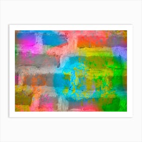 Holi Background Art Print