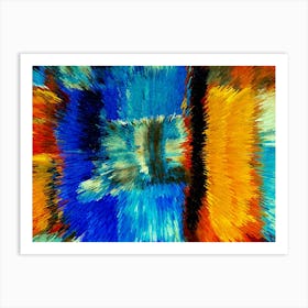 Acrylic Extruded Painting 285 Art Print