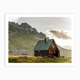 Cabin In The Mountains in Montenegro Art Print