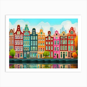 Amsterdam The Netherlands Traveller Gift Art Print