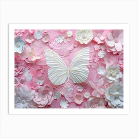 Paper Butterflies Art Print