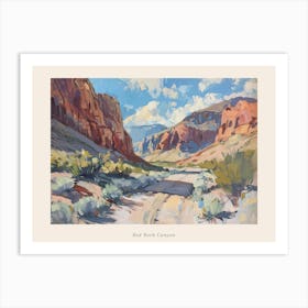 Western Landscapes Red Rock Canyon Nevada 2 Poster Art Print