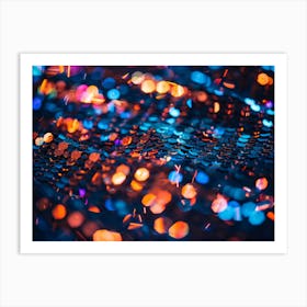 Bokeh Lights Art Print