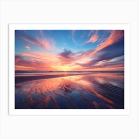 Sunset Shore 11 Art Print