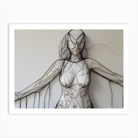 Wire Sculpture 1 Art Print