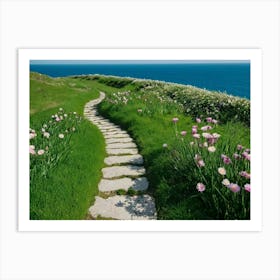 Ocean View Path Art Print