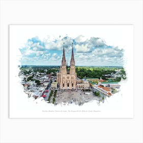 Basílica Nuestra Señora De Luján, The Pampas & The Atlantic Coast, Argentina Art Print