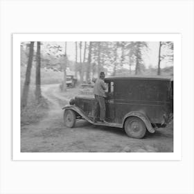 Untitled Photo, Possibly Related To Blueberry Pickers Preparing To Go To The Fields Near Little Fork, Minnesota By Art Print