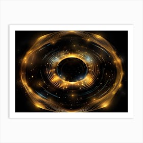 Golden Circle Art Print