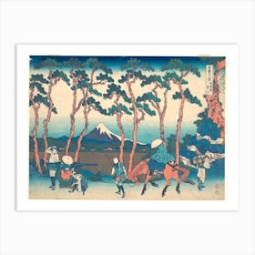 Hodogaya On The Tōkaidō, Katsushika Hokusai Art Print