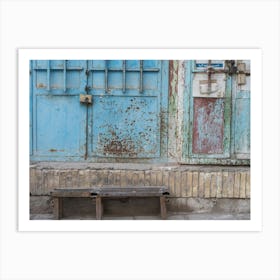 Street Scene in Yazd Art Print