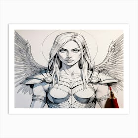 Angel 4 Art Print