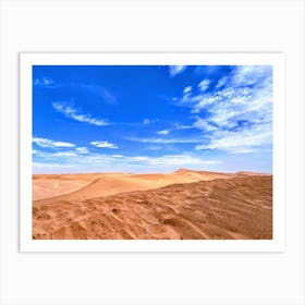 Sand Dunes In The Desert Namib, Namibia (African Series) Art Print