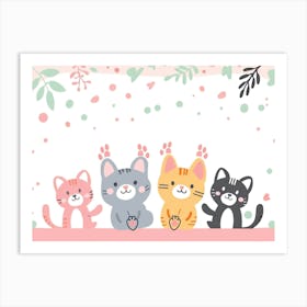 Cat Paw (5) Art Print