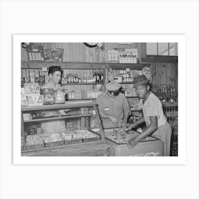 Icing Soft Drink Refrigerator In General Store, Lake Dick Project, Arkansas By Russell Lee Art Print