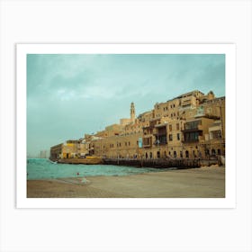 Old Jaffa On A Cloudy Day Art Print