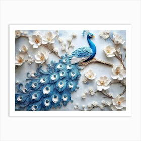 Peacock 48 Art Print