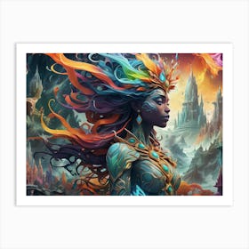 Elemental Queen Art Print