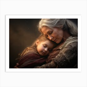 Embrace Of Generations Art Print