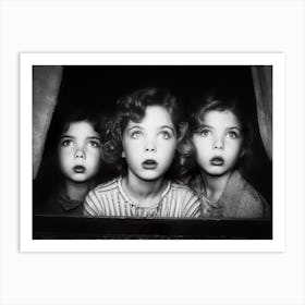 Three Little Girls 1 Art Print