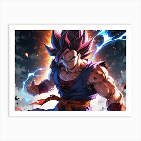 Dragon Ball Z Wallpaper 78 Art Print