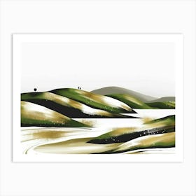 Landscape Painting 44 Art Print