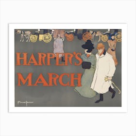 Harper's March, Edward Penfield (2) Art Print