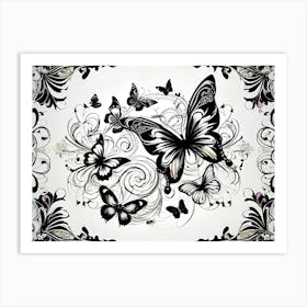 Butterfly Wall Art 5 Art Print