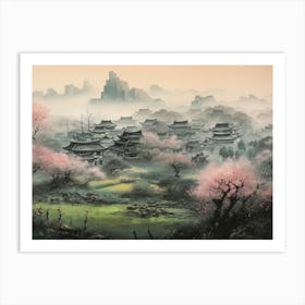 Chinese Cherry Blossoms 3 Art Print