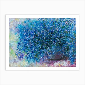 Forget Me Nots I Art Print