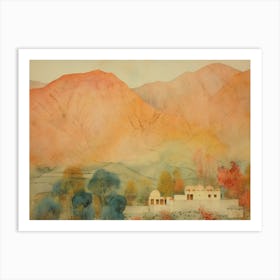 Mountain Village 15 Art Print