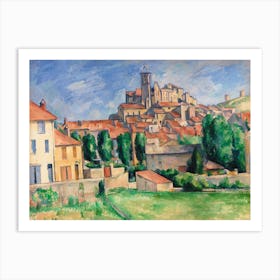 Gardanne Landscape, Paul Cézanne Art Print