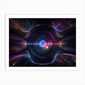 Abstract Space Background Art Print