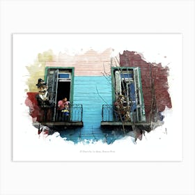 El Caminito, La Boca, Buenos Aires Art Print